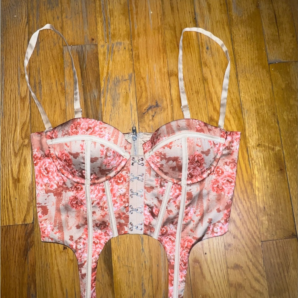 NWOT Oh Polly Hooked on a Feeling Corset Top US 0